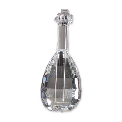 Swarovski Crystal Lute Musical Instrument Figurine