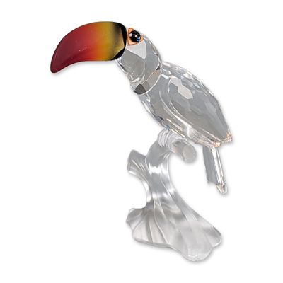 Swarovski Crystal Figurine, Toucan Colored Beak