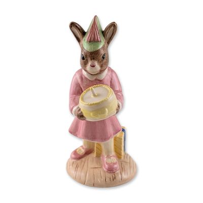 Royal Doulton Birthday Girl Bunnykins Ceramic Figurine
