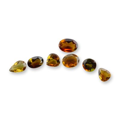 7pc Yellow Tanzanite Stones