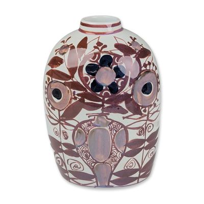 Royal Copenhagen Kari Christensen Faience Baca Vase