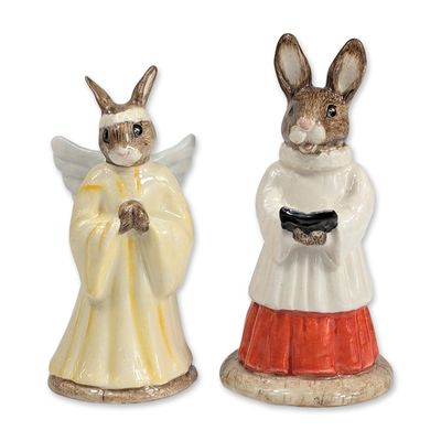 2pc Royal Doulton Bunnykins Figurines