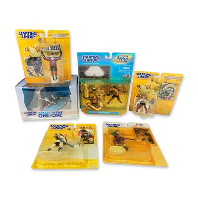 6pc Kenner Colorado Avalanche Starting Lineup Action Figure Collection