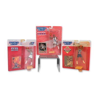 3pc Kenner 1995-1997 NBA Starting Lineup Figures