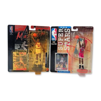 2pc Mattel Michael Jordan NBA Action Figures