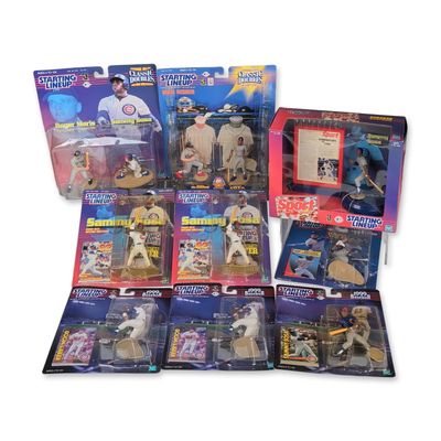 9pc Hasbro & Kenner Starting Lineup MLB Action Figures
