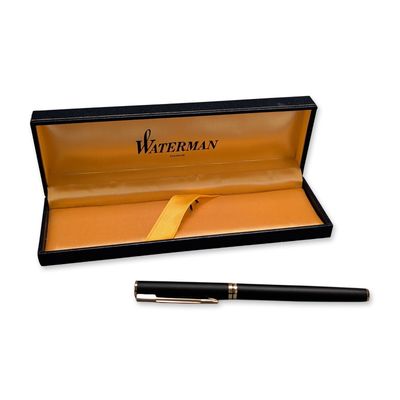 Waterman French Executive Matte Black Fountain Pen