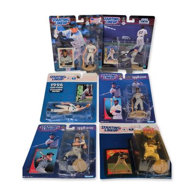 6pc Kenner & Hasbro Starting Lineup MLB Action Figure Collection
