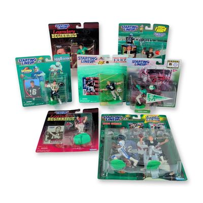 7pc Kenner Starting Lineup Football Action Figure Collection