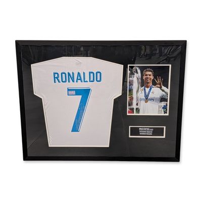 Cristiano Ronaldo Signed Real Madrid Home Shirt w/ COA