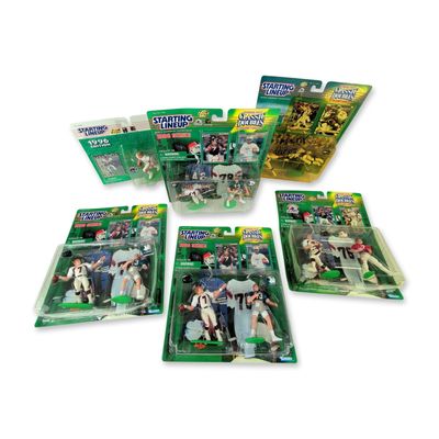6pc Kenner Starting Lineup NFL Action Figure Sets