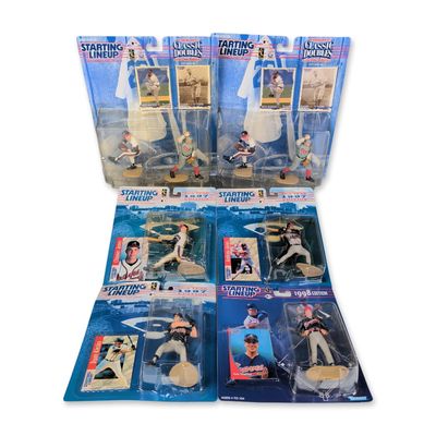 6pc Kenner Starting Lineup Baseball Action Figures