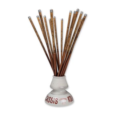 2pc A. Deschamps Justin Giraud French Advertising Holder and Chopsticks