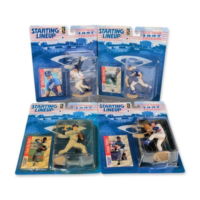 4pc Kenner 1997 Starting Lineup Dodgers Action Figures