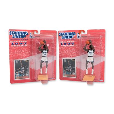 2pc 1997 Kenner Starting Lineup Ray Allen Figures