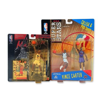 2pc Mattel 1999 NBA Action Figure Sets