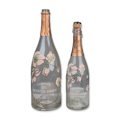 2pc 1988 Perrier-Jouet Fleur de Champagne Brut Rose Bottles