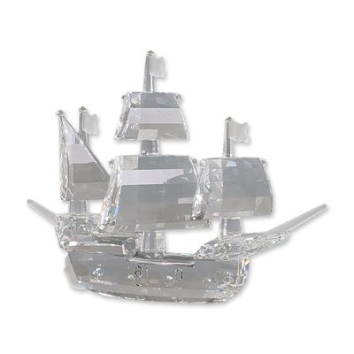 Swarovski Crystal Figurine, Santa Maria Sailing Ship