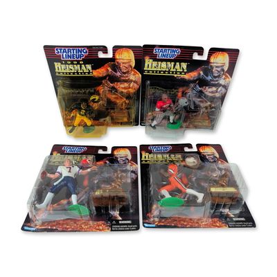 4pc Kenner Starting Lineup Heisman Collection Action Figure Set