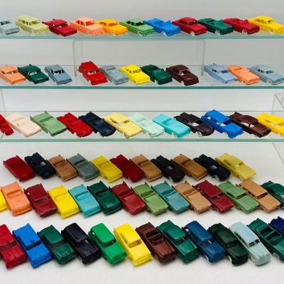 73 Vintage F and F Mold Toy Cereal Box Cars