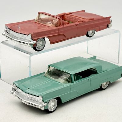 2 AMT 1959 Lincoln Continental Mark IV Promotional Model Cars