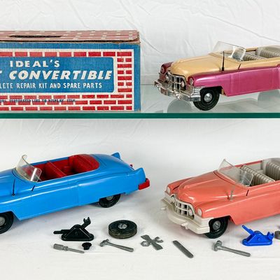 3 Ideal Fix-It Cadillac Convertibles with Original Box