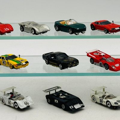 16 Aurora / Tyco HO Scale Slot Cars
