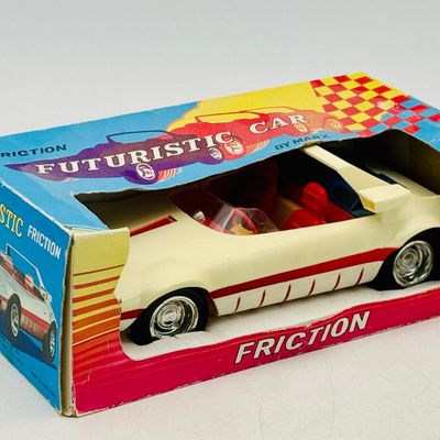 Marx 1971 Friction Autobianchi Bertone Runabout Futuristic Car in Box