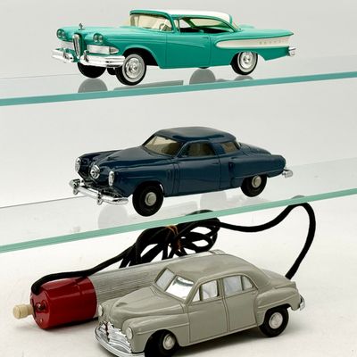 3 Vintage AMT Plastic Promotional and RC Tethered Model Cars