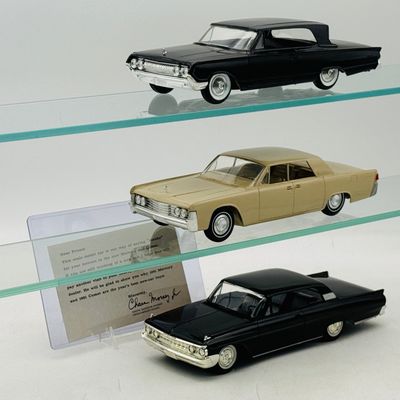 3 AMT Lincoln-Mercury Dealer Promotional Models and Card