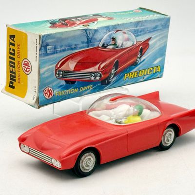 KN 1960 Predicta Friction Drive Toy Car with Original Box