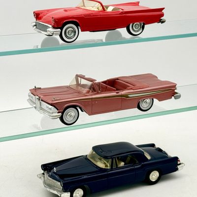 3 Vintage AMT Ford Motor Company Promotional Model Cars