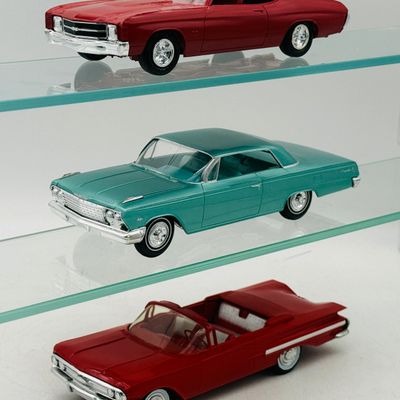 3 Chevrolet Impala and Chevelle SS Promo Model Cars