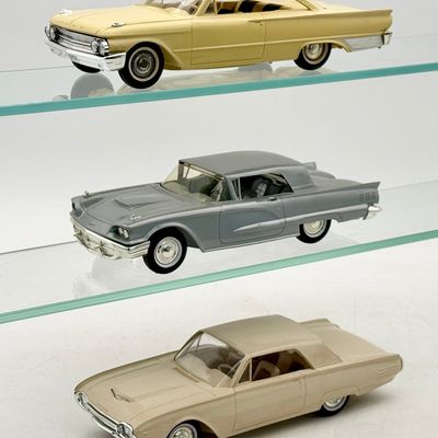 Three AMT Ford Promotional Model Cars