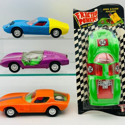 4 Durham Tarheel Industries Big Boy Friction Cars