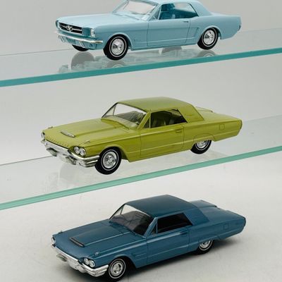 3 AMT Ford Promotional Model Cars