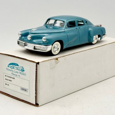 Memory Lane Models 1948 Tucker 4-Door Sedan in Aqua Mist