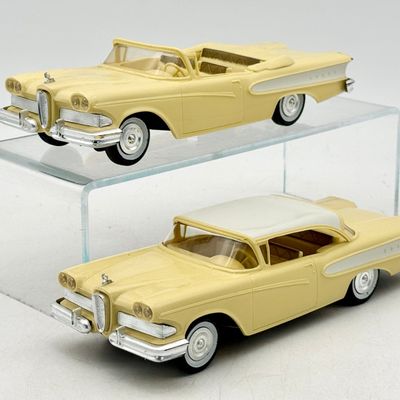 2 AMT 1958 Edsel Citation Promotional Model Cars