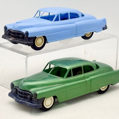 2 Wyandotte Cadillac Friction Toy Sedans