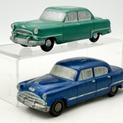 2 Banthrico Die-Cast 1953 Plymouth/Dodge Sedan Auto-Banks