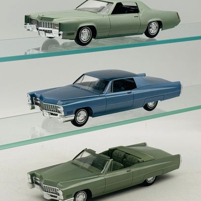 3 Jo-Han 1967 Cadillac Promotional Model Cars