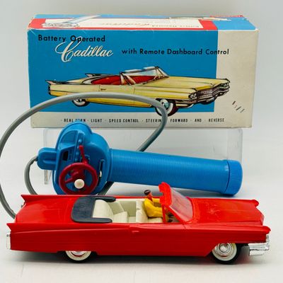 King Battery Operated 1963 Cadillac with Original Box