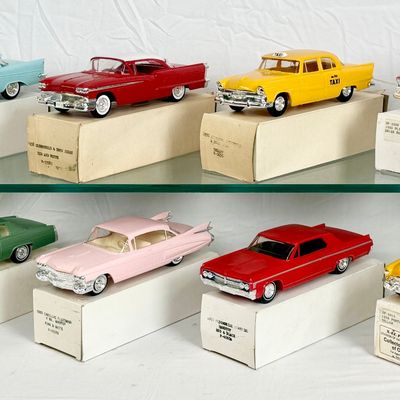8 Jo-Han / X-EL Reproduction Promotional Model Cars with Boxes
