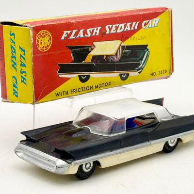 O.K. Kader #332B 1955 Lincoln Futura Flash Sedan Car with Original box.