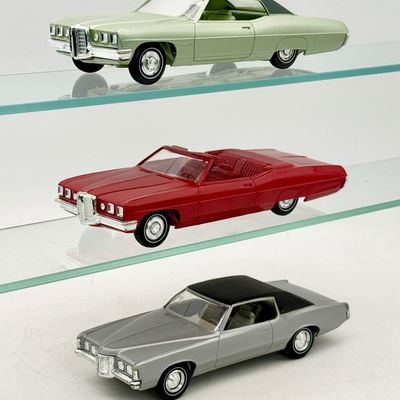 3 MPC Pontiac Dealer Promotional Model Cars