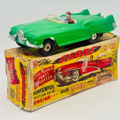 Marx 1951 Buick Le Sabre Plastic Friction Toy with Original Box
