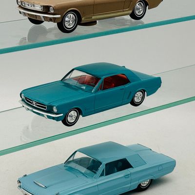 3 AMT Ford Mustang and Thunderbird Promotional Models