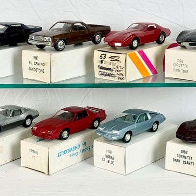 8 MPC Chevrolet The Sporty Ones Promotional Model Cars