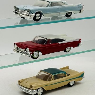 3 Jo-Han Chrysler Corporation Dealer Promotional Model Cars