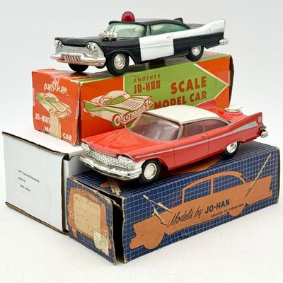2 Jo-Han Plymouth Scale Model Cars